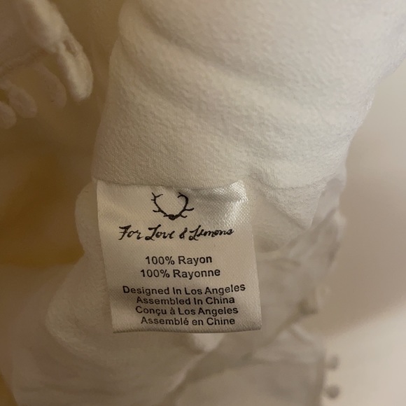 For Love and Lemons Chica Fringe-Trim Crop Top - Picture 5 of 6